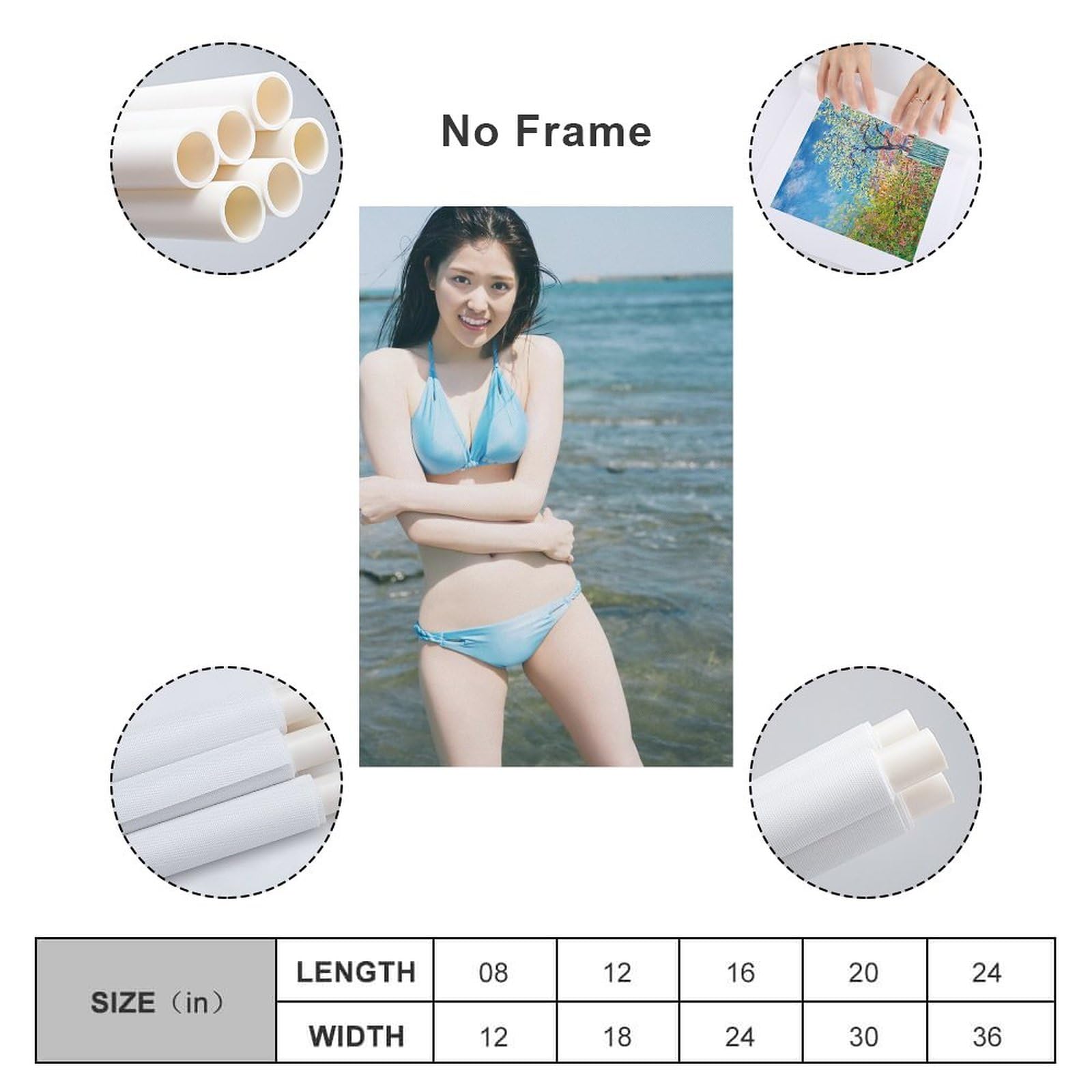 Amazon.co.jp: 松村沙友理(乃木坂46)グラビア水着画像ポスター